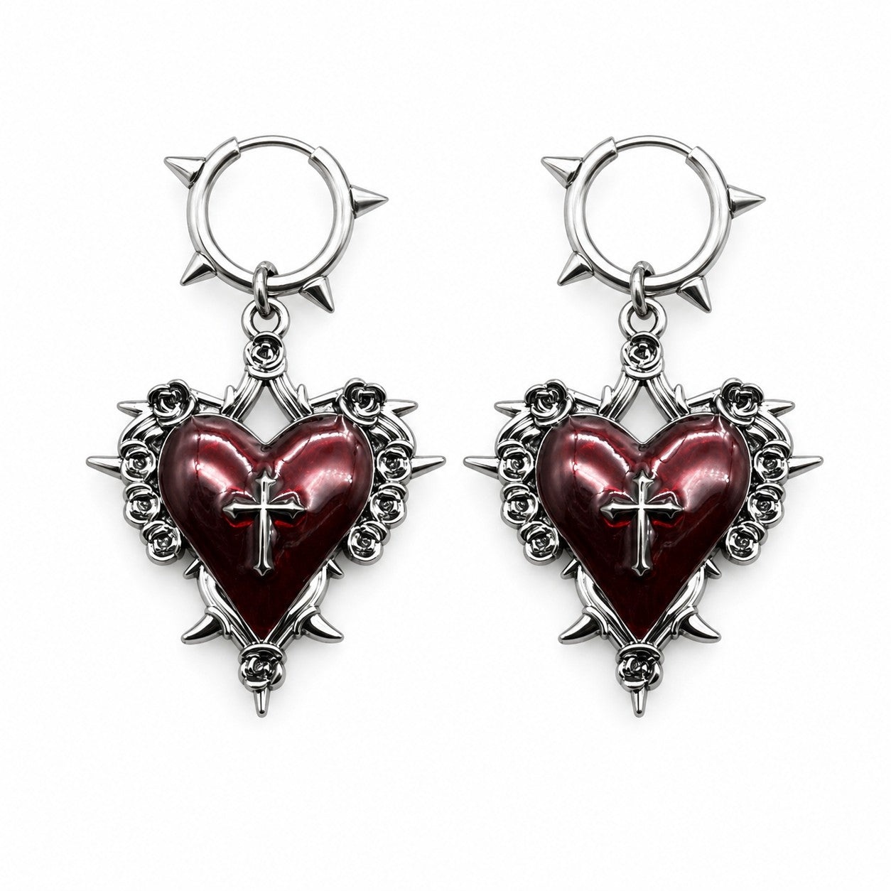 Cross Earrings - AltBrat