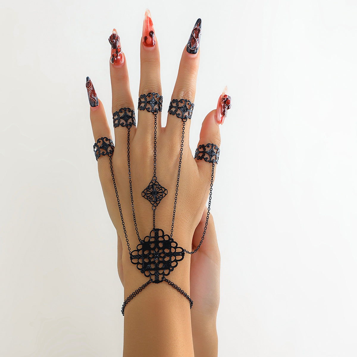 Tassel Finger Bracelet - Bracelets & Rings detail view 2 | Cute Splikes
