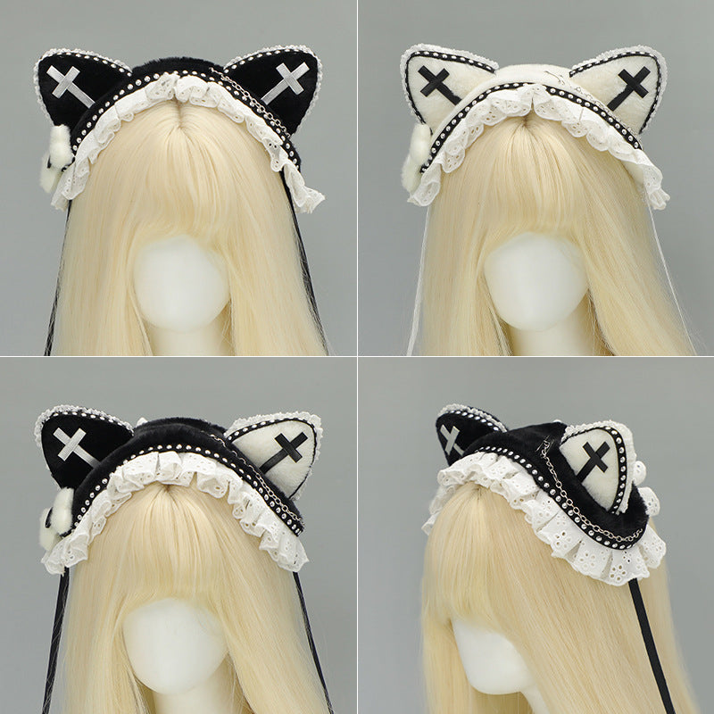 Studded Cat Ear Headband - Hair Accessories detail view 4 | Cute Splikes