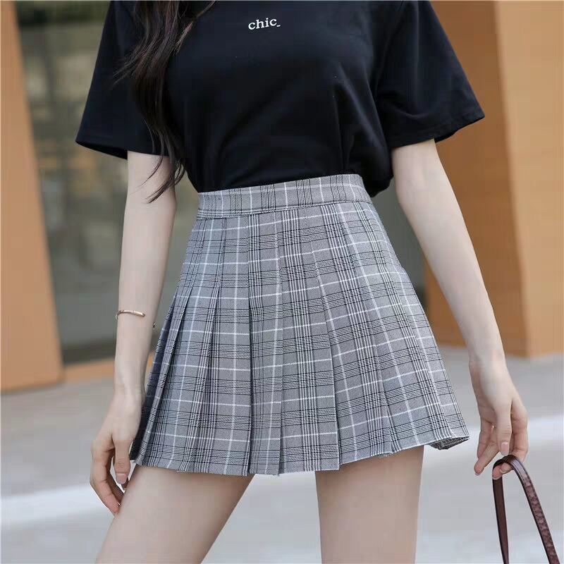 JK Plaid Pleated Skirt - Skirts detail view 3 | Cute Splikes