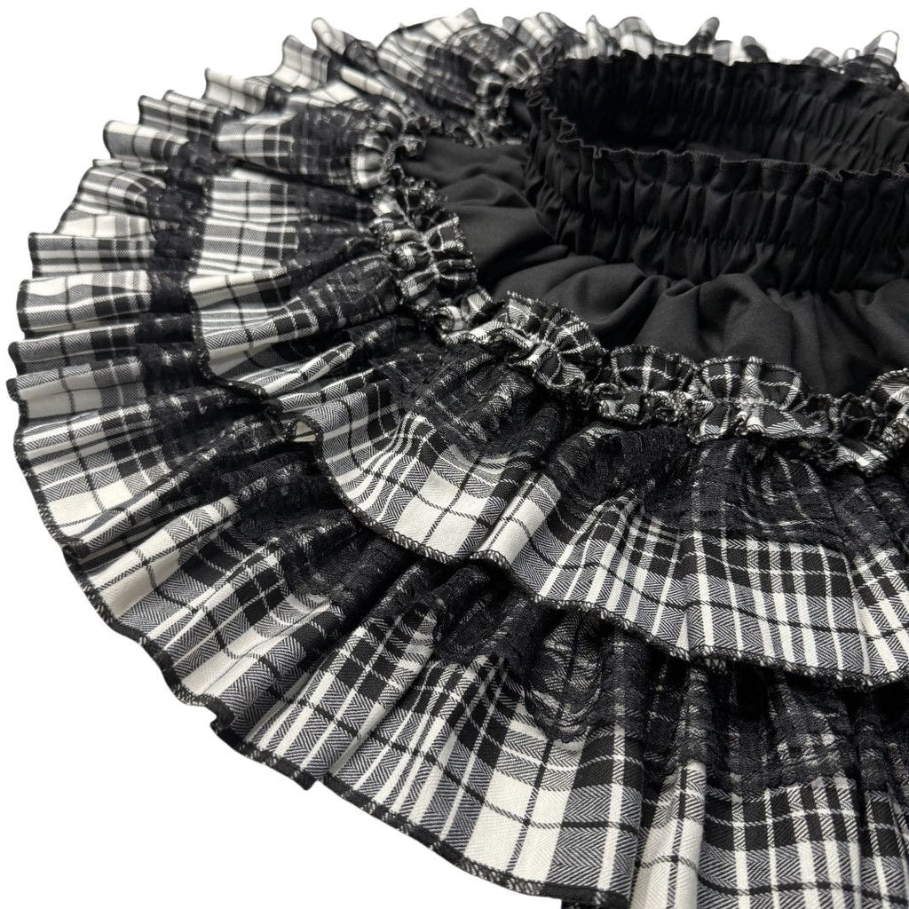 Black &amp; Red Puffy Skirt - Skirts detail view 6 | Cute Splikes