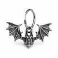 1 pair  wiccan Halloween Gothic bat earrings with stainless steel hook