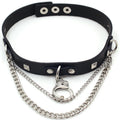 Punk Leather Collar - Necklaces & Chokers detail view 4 | Cute Splikes