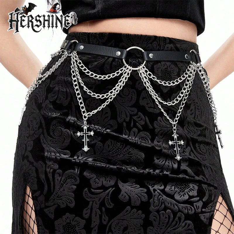 Y2K Cross Chain Belt - AltBrat
