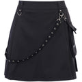 Zip Pocket Pleated Cargo Skirt - Skirts detail view 3 | Cute Splikes
