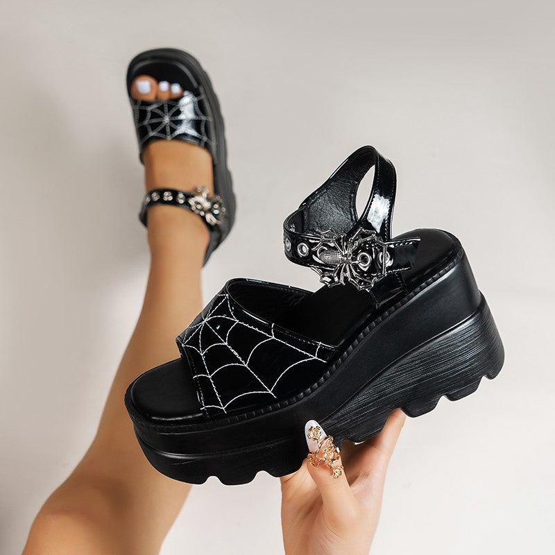 Buckle Platform Sandals - Shoes & Boots detail view 2 | Cute Splikes