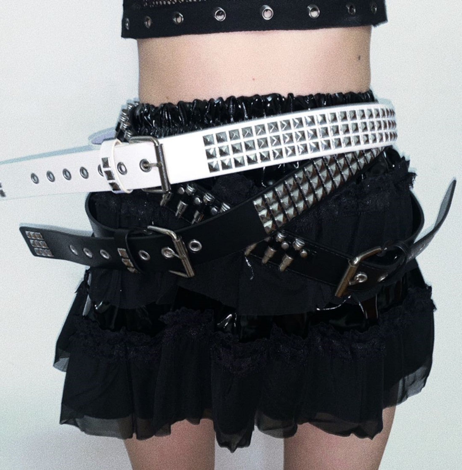 Low Waist Punk Belt - Belts detail view 5 | Cute Splikes