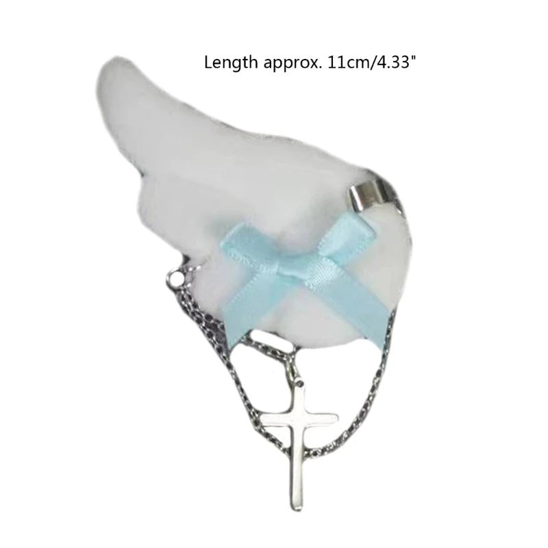 Angel Wing Bow Ita Bag Charm Clips - AltBrat