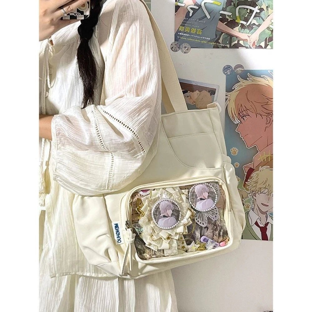 New Kawaii Bag Girls 2025 New JK Transparent Bag Small Crossbody Bag For Women Purses and Handbags Shoulder Bag Itabag B - AltBrat