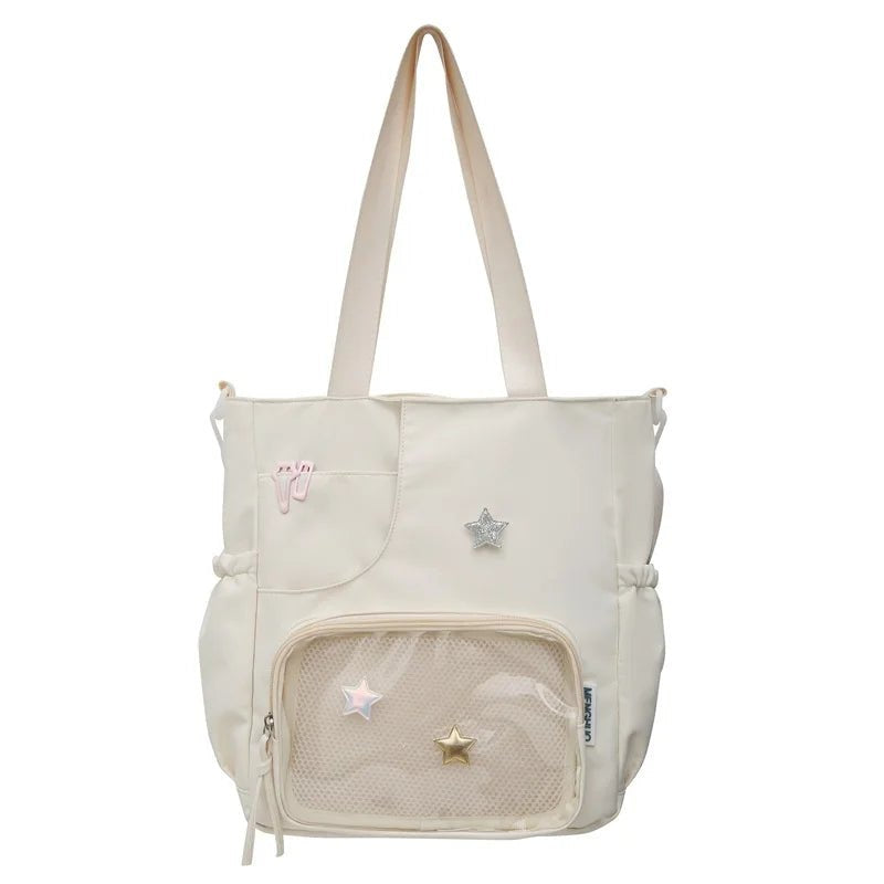 New Kawaii Bag Girls 2025 New JK Transparent Bag Small Crossbody Bag For Women Purses and Handbags Shoulder Bag Itabag B - AltBrat
