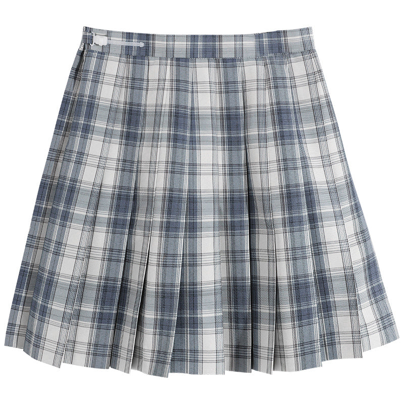 Blue A-Line Pleated Skirt - Skirts detail view 3 | Cute Splikes
