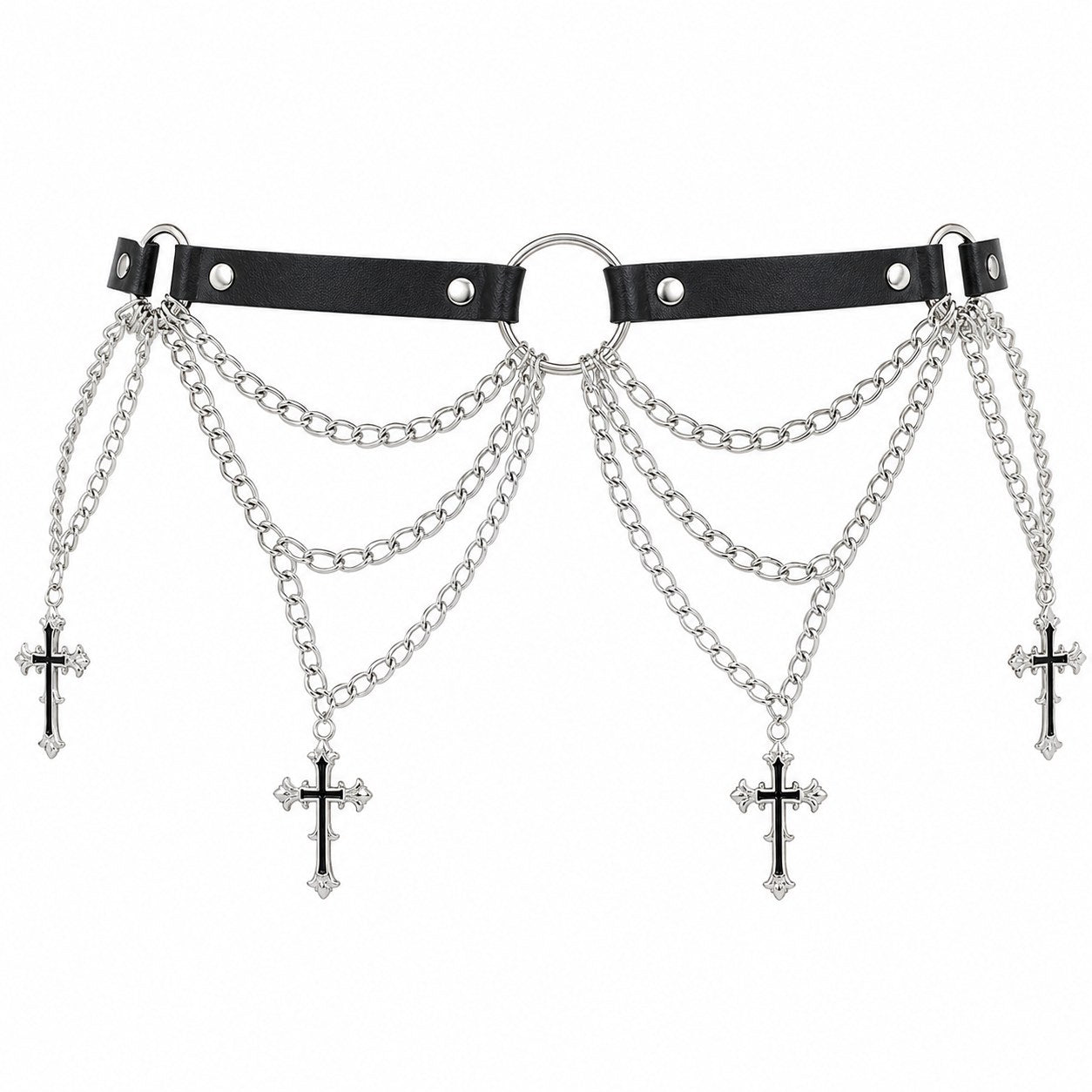 Y2K Cross Chain Belt - AltBrat