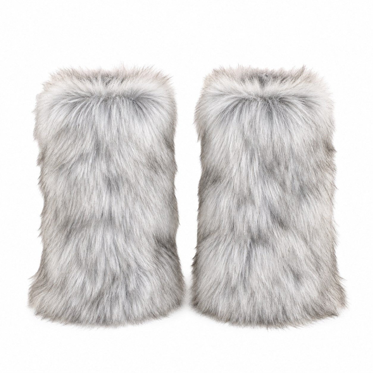 Long Faux Fur Leg Warmers (Knee Length) - AltBrat