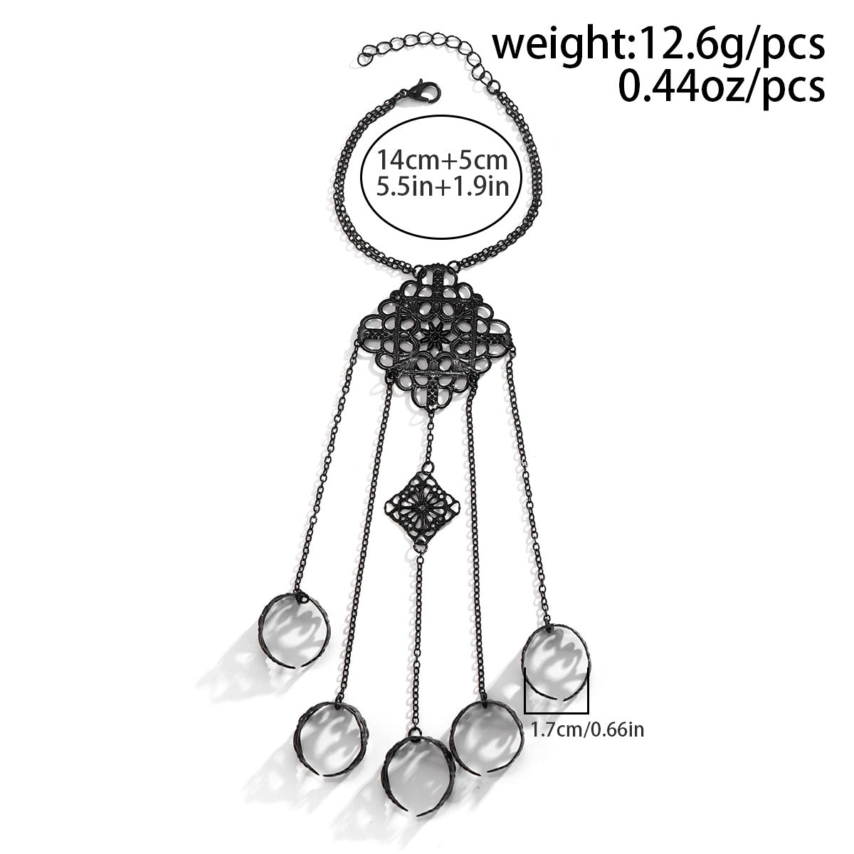 Tassel Finger Bracelet - Bracelets & Rings detail view 3 | Cute Splikes