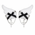 Angel Wing Bow Hair Clips - AltBrat