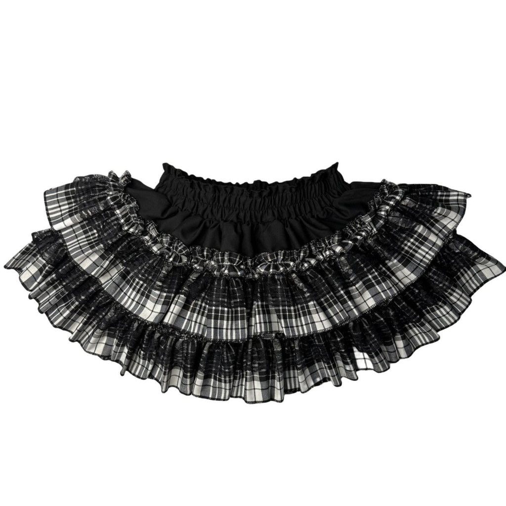 Black &amp; Red Puffy Skirt - Skirts for Jirai Kei, gothic & kawaii style | Cute Splikes