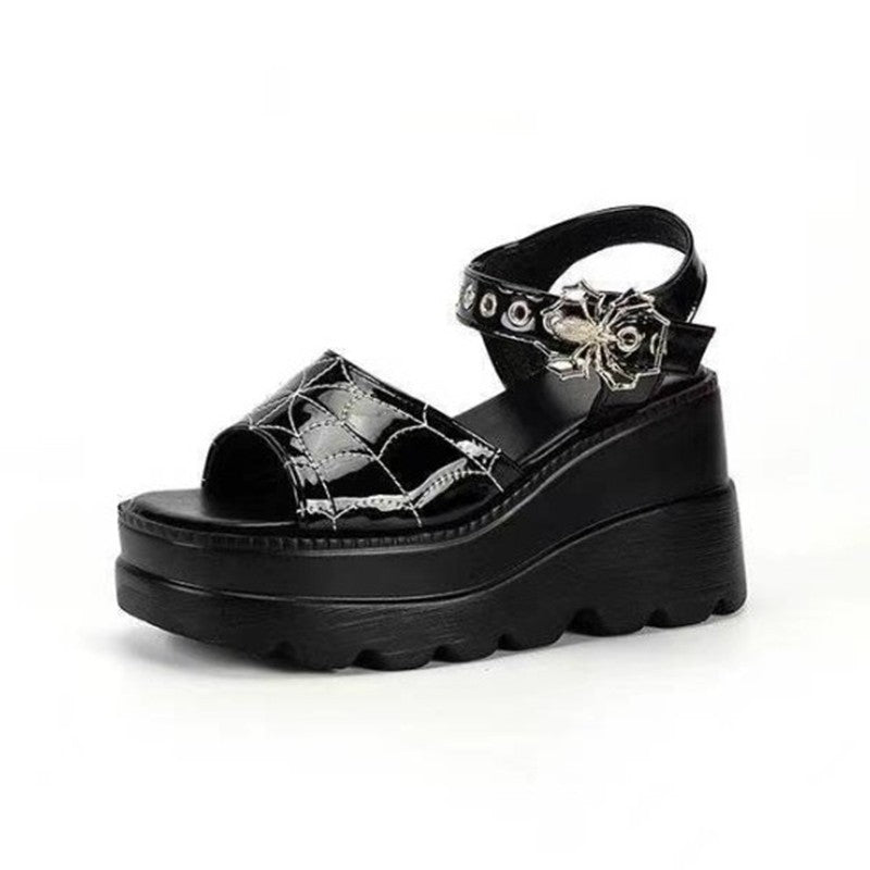 Spider Web Embroidered Shoes - Shoes & Boots detail view 6 | Cute Splikes
