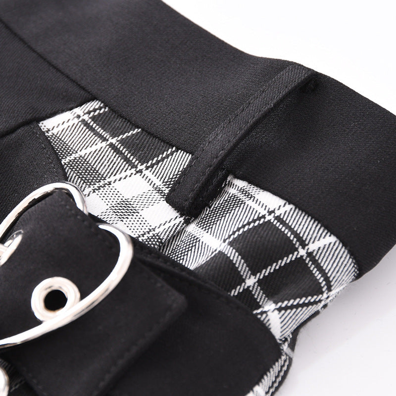 Color Block Pleated Skirt - Skirts detail view 5 | Cute Splikes