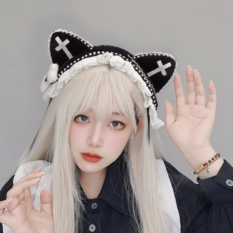 Studded Cat Ear Headband - Hair Accessories detail view 6 | Cute Splikes