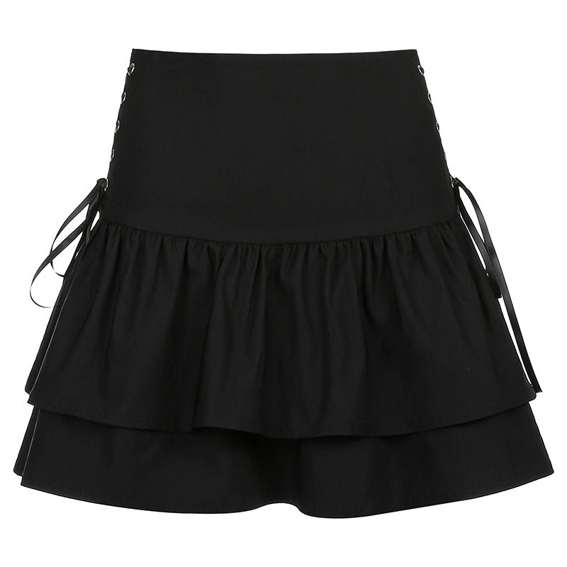 High Waist Bandage Mini Skirt - Skirts detail view 9 | Cute Splikes