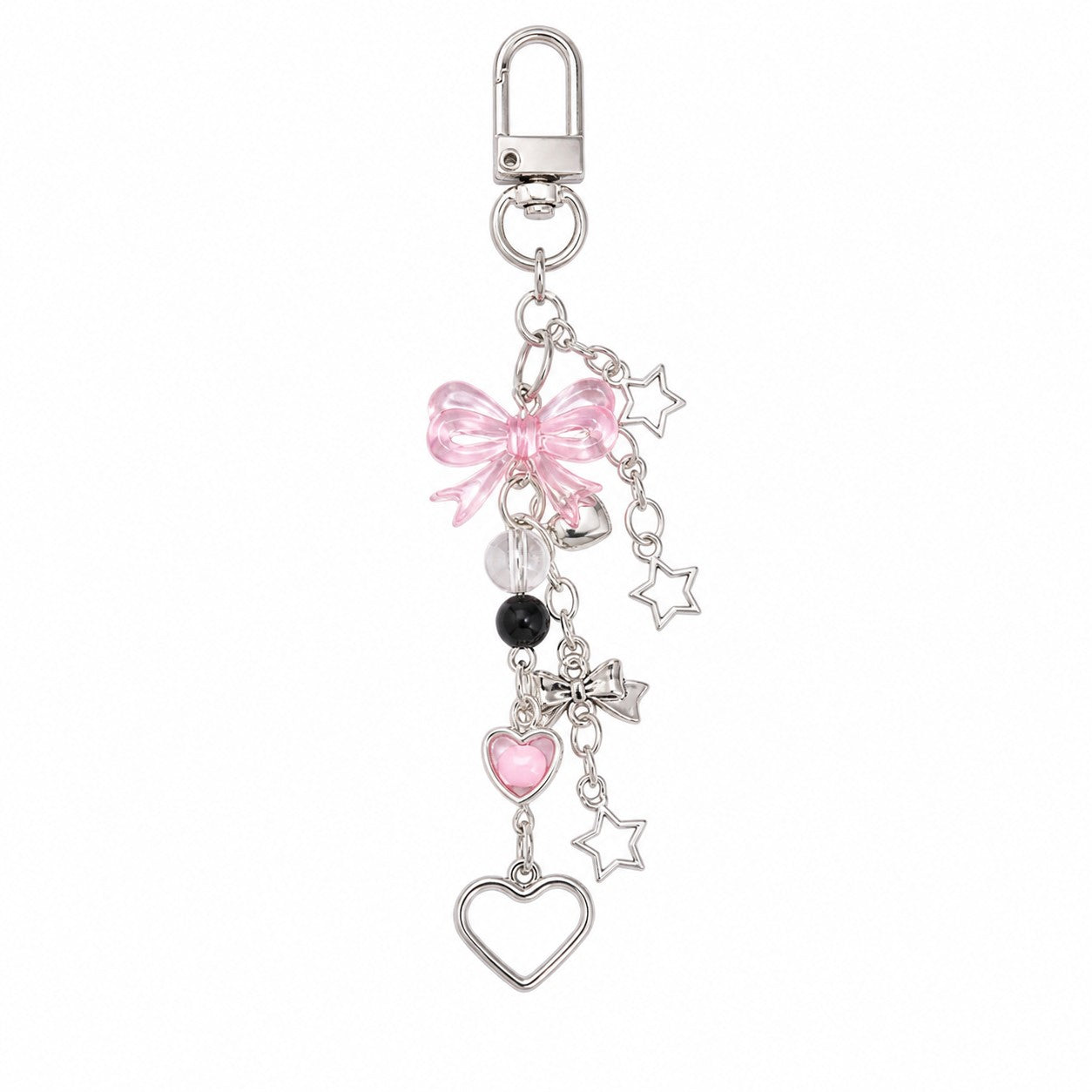 Y2K Bow Heart Star Phone Charm