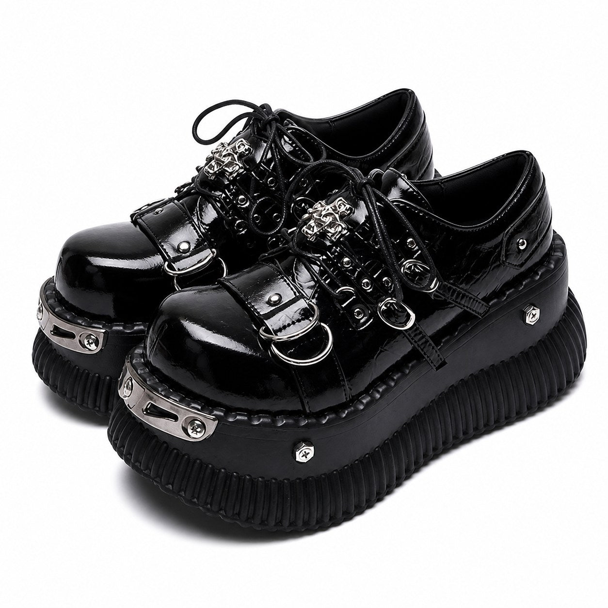 Platform Shoes Women's Sweet Cool Hot Girl Gothic Platform Shoes Dark - AltBrat