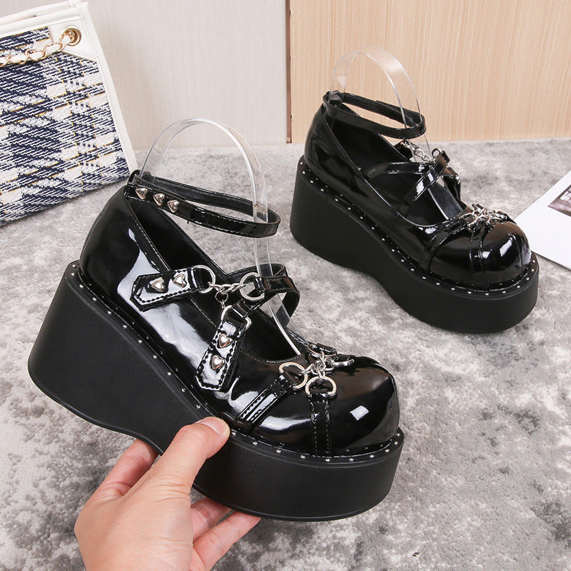 Gothic Lolita Flat Pumps - Shoes & Boots detail view 3 | Cute Splikes