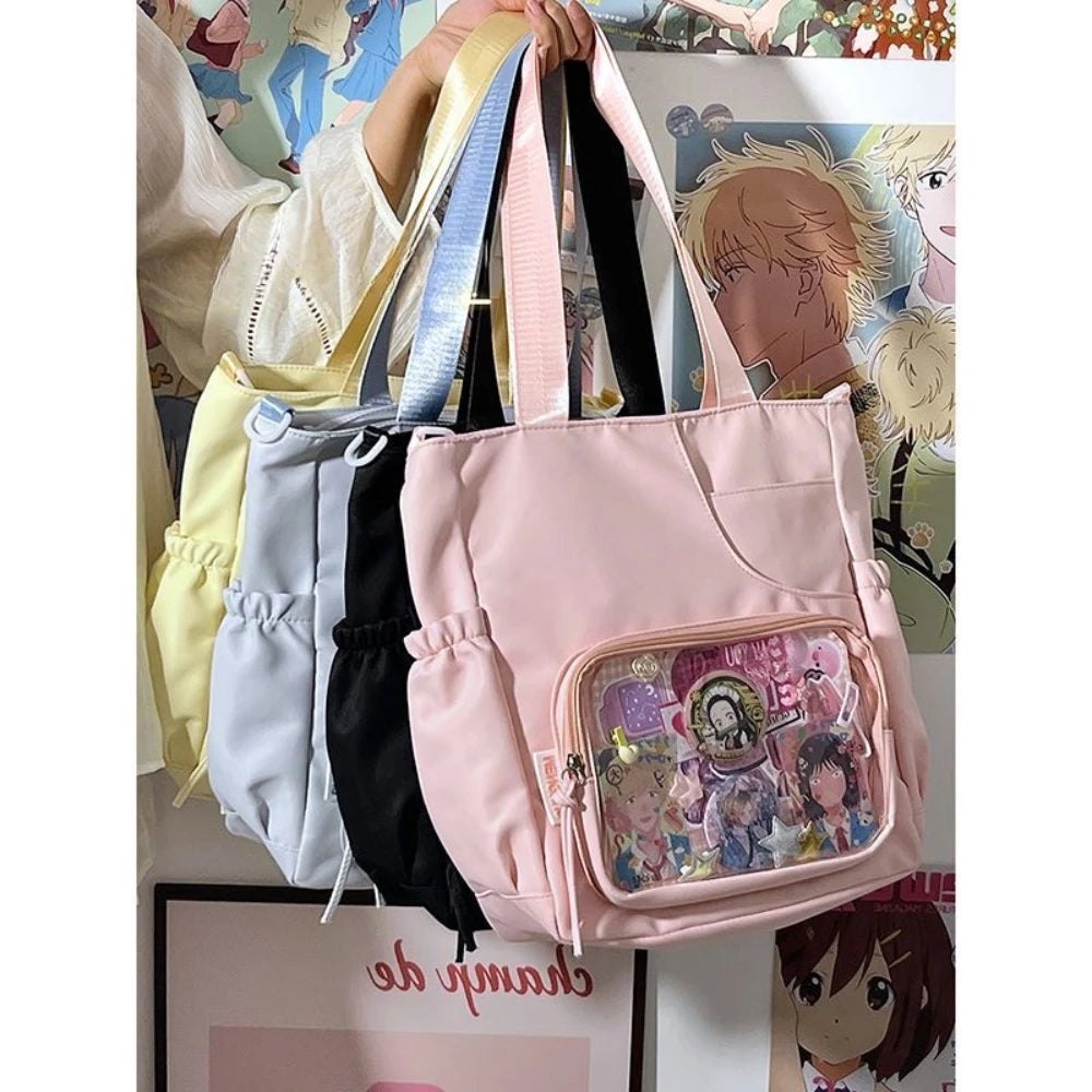 New Kawaii Bag Girls 2025 New JK Transparent Bag Small Crossbody Bag For Women Purses and Handbags Shoulder Bag Itabag B - AltBrat