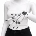 Gothic Filigree Hand Chain with Finger Rings - AltBrat