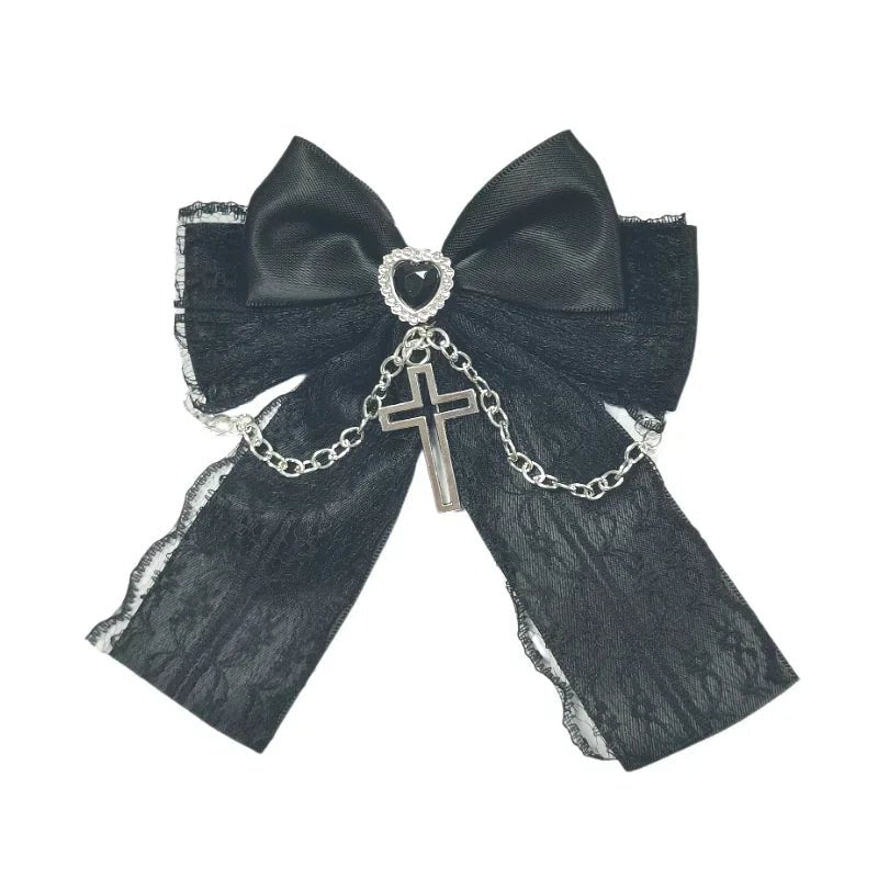 Gothic Spider Shaped Hair Claw Clip for Women Hollow Out Metal Imitation Pearl Shark Clips Charms Cool Girls Hair Access - AltBrat