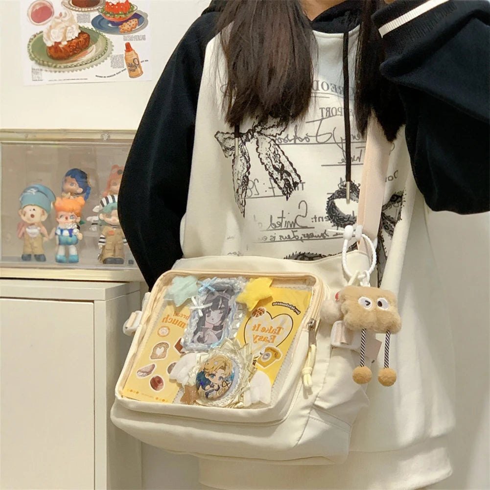 Japanese Style Kawaii Bag Women Cartoon Plush Shoulder Bag for Women New Crossbody Bag Small Phone Purse Bolsa Feminina - AltBrat