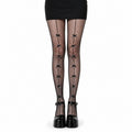 Sheer Hollow-Out Fishnet Pantyhose - AltBrat