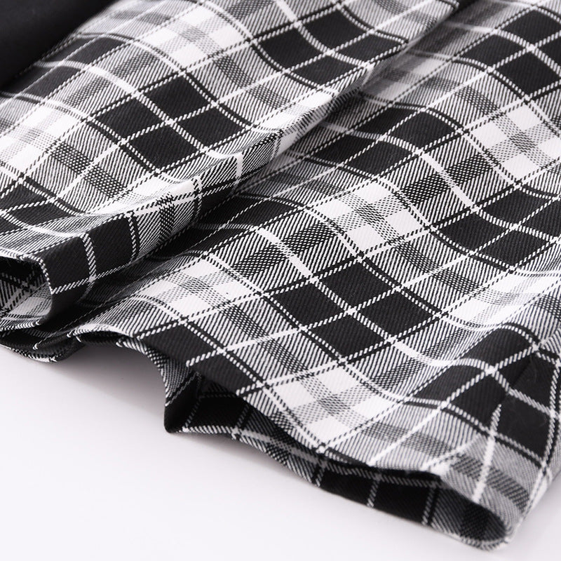 Color Block Pleated Skirt - Skirts detail view 2 | Cute Splikes