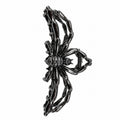 Fashionable Gothic Spider Metal Hair Clip: Non slip grip, durable and fashionable, suitable for all hair types