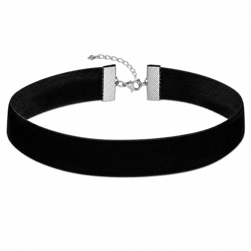 Black Velvet Choker Necklace - AltBrat