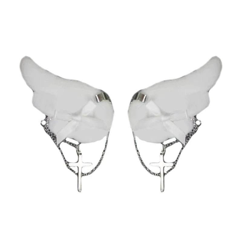 Angel Wing Bow Ita Bag Charm Clips - AltBrat
