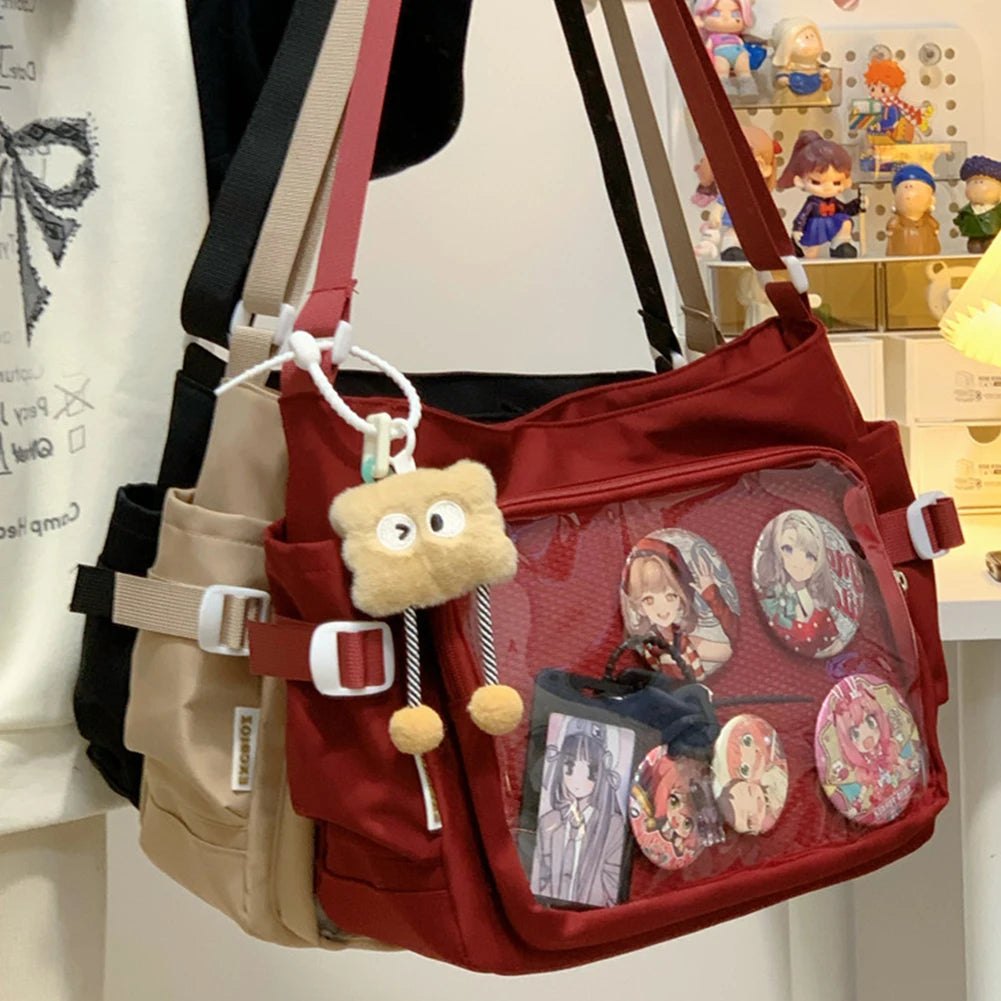 Japanese Style Kawaii Bag Women Cartoon Plush Shoulder Bag for Women New Crossbody Bag Small Phone Purse Bolsa Feminina - AltBrat