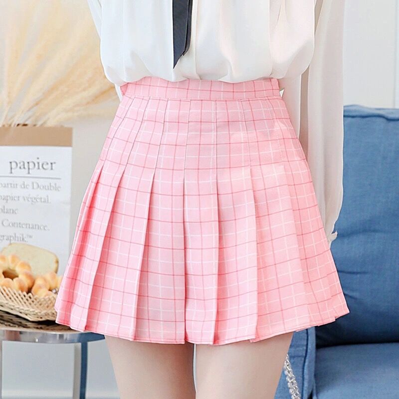 JK Plaid Pleated Skirt - Skirts detail view 4 | Cute Splikes