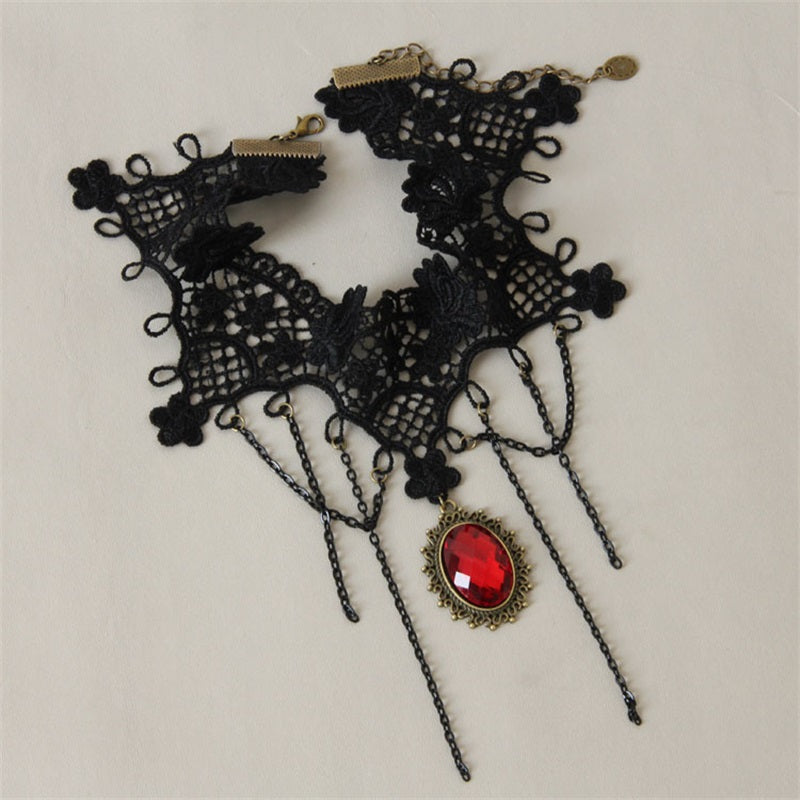 Gothic Clavicle Necklace - Necklaces & Chokers detail view 2 | Cute Splikes
