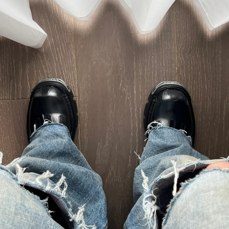 Black Platform Shoes - Shoes & Boots for Jirai Kei, gothic & kawaii style | Cute Splikes