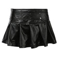 Riveted Faux Leather Skirt - Skirts detail view 5 | Cute Splikes