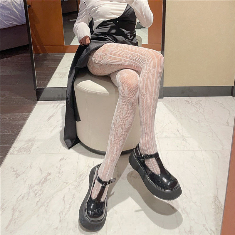 Retro Bottoming Stockings - Tights & Stockings detail view 5 | Cute Splikes