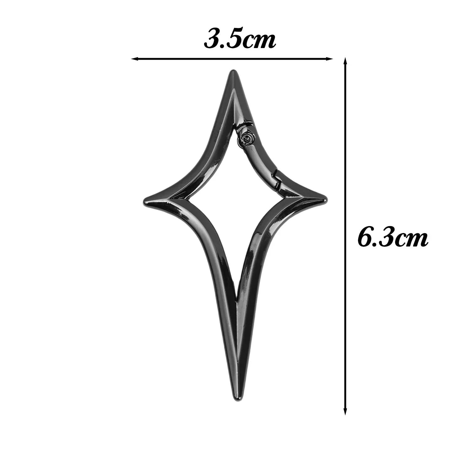 Y2K Star Essential Icon Carabiner Keychain Outdoor Mountaineering Car Key Ring Gothic Backpack Fashion Key Chain Accesso - AltBrat