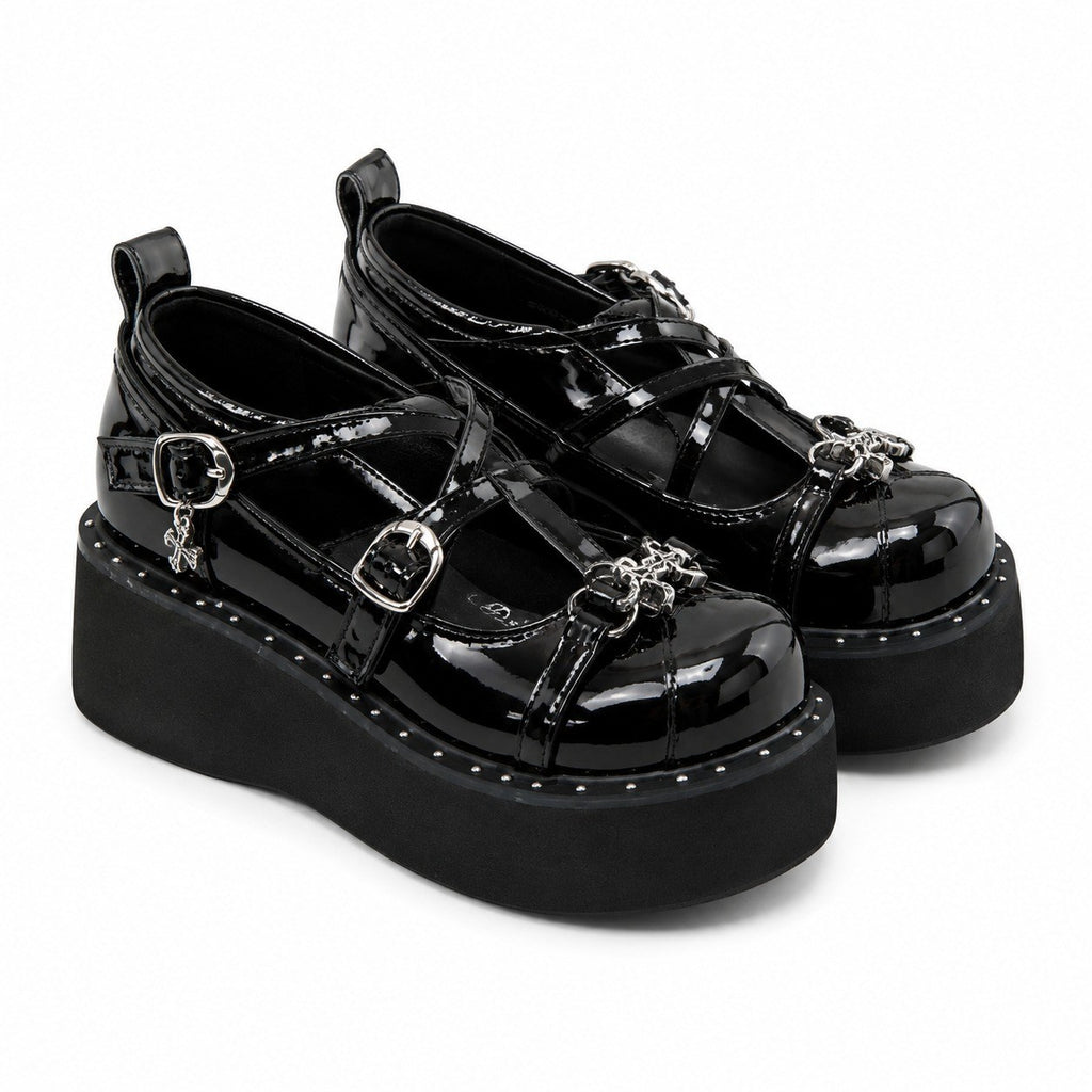 Gothic Platform Mary-Jane Shoes - AltBrat