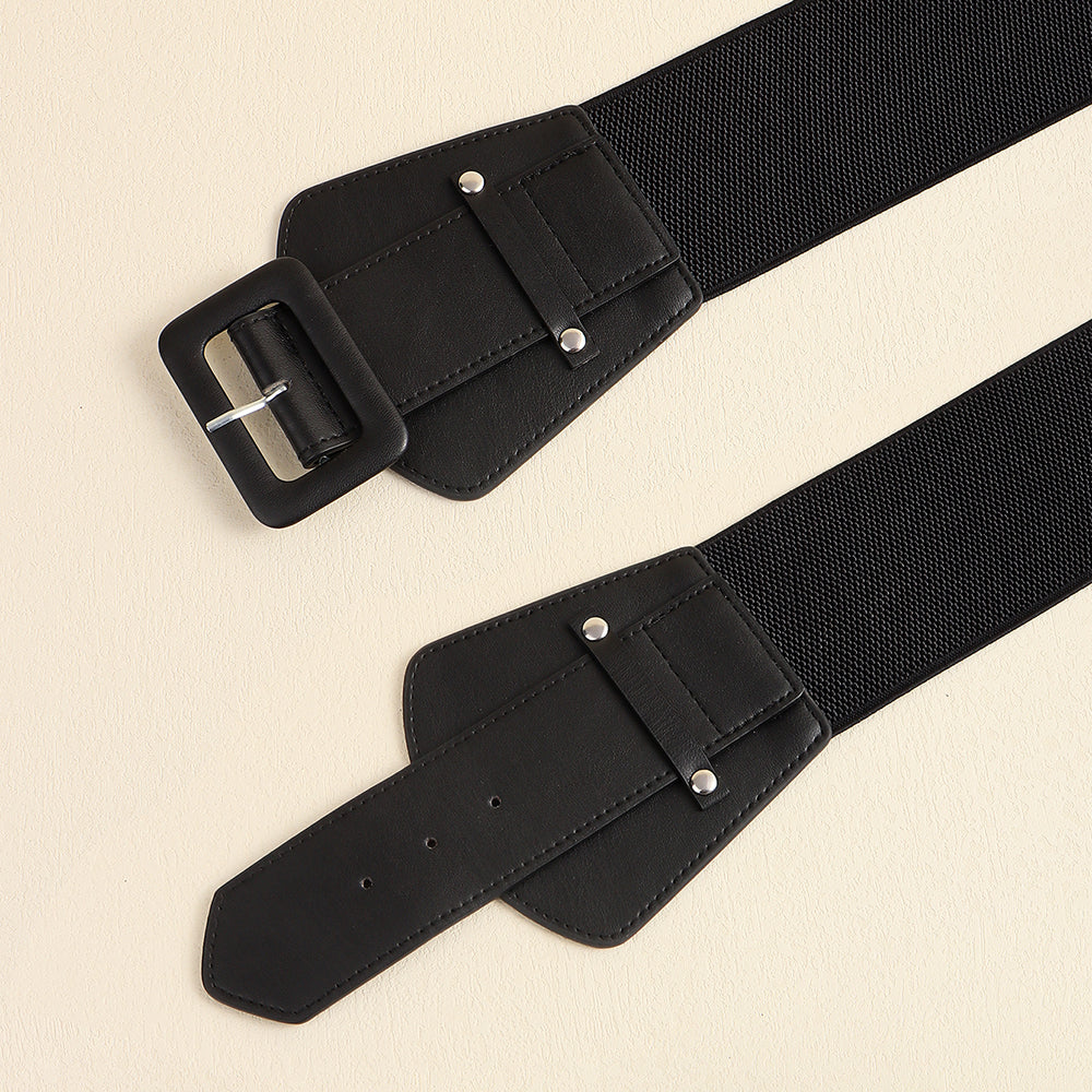Wide Elastic Waist Corset Belt - Belts detail view 7 | Cute Splikes