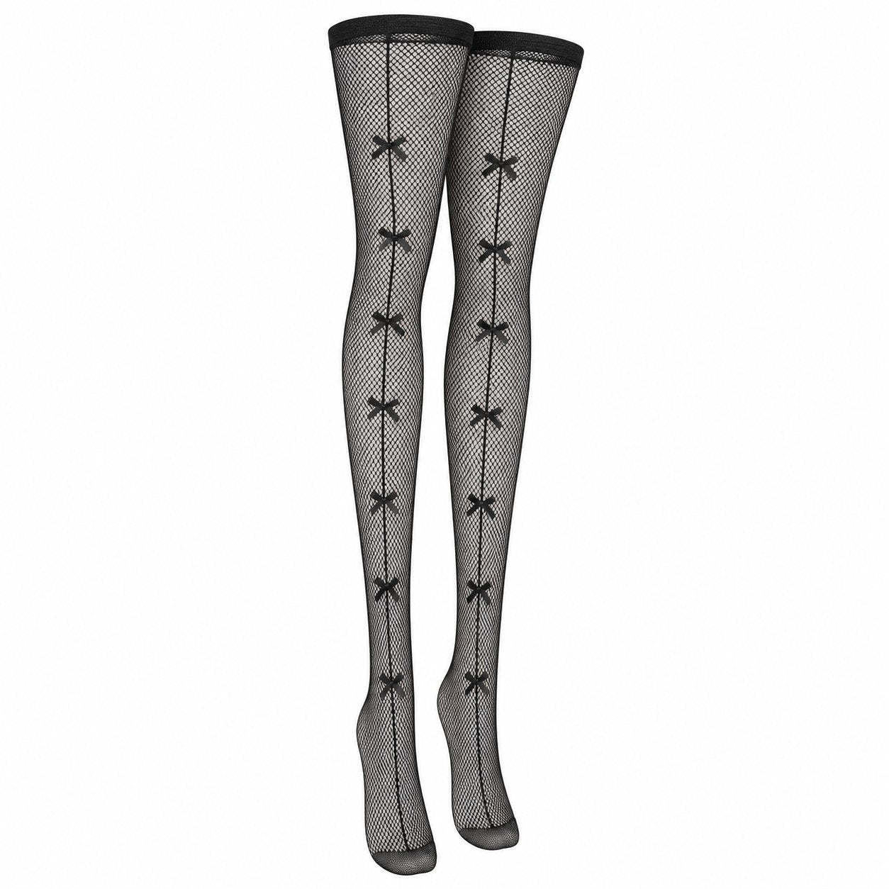 Sheer Hollow-Out Fishnet Pantyhose - AltBrat