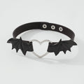 Winged Heart Choker Necklace - Necklaces & Chokers detail view 2 | Cute Splikes