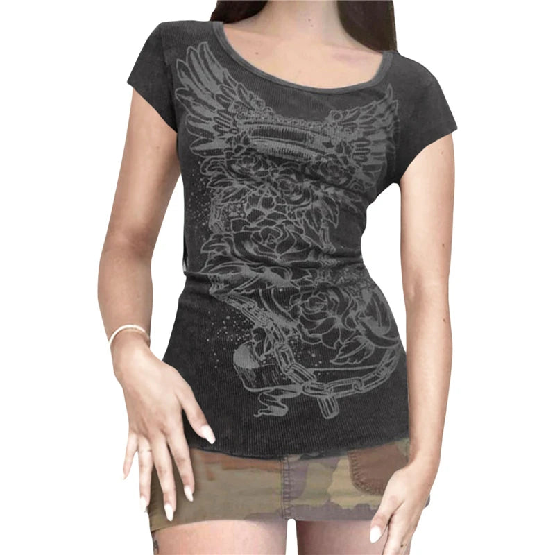 Floral Wings Long Sleeve Top - Tops & Dresses detail view 7 | Cute Splikes