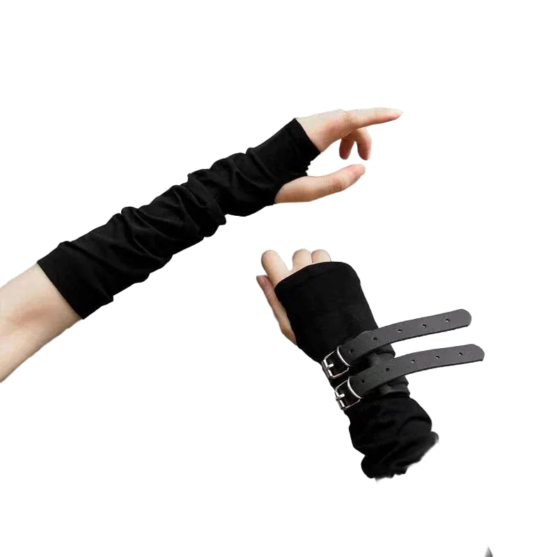 Fingerless Lolita Arm Warmers - Gloves & Arm Warmers detail view 3 | AltBrat