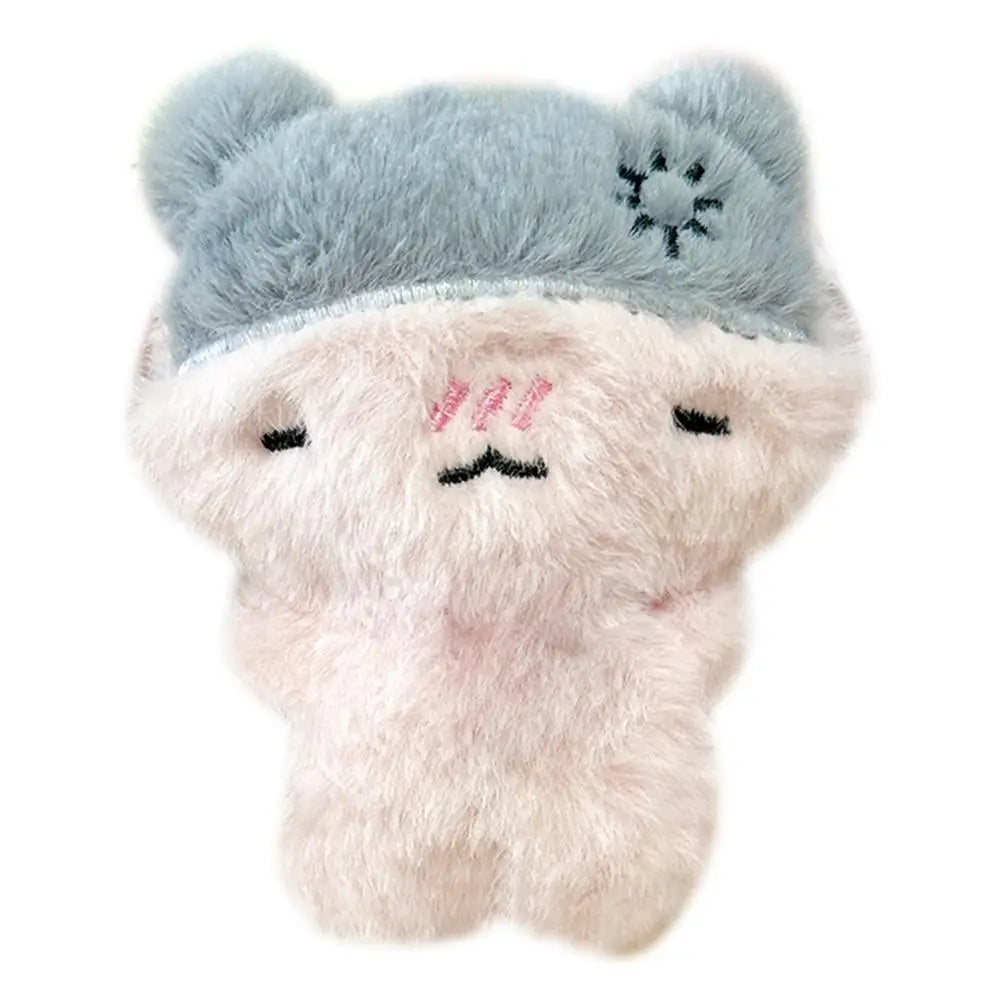 Kawaii Goth Plush Cat Keychain